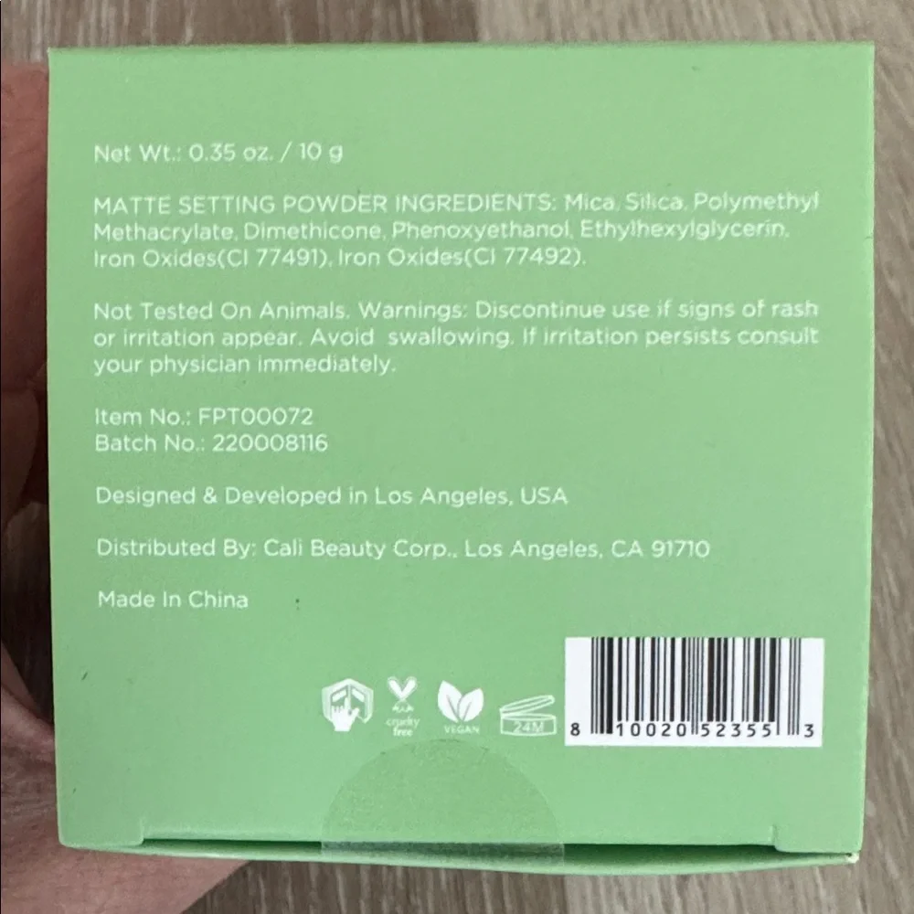 Prolux matte setting